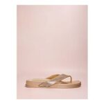 Gold Diamante Flip Flops