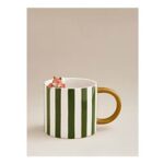Green Peeking Squirrel Mug
