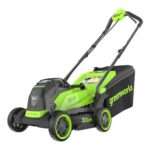 Greenworks 24V Cordless Lawn Mower, 33cm Cutting Width LM3302