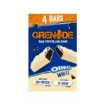 Grenade OREO White High Protein Low Sugar Bars 4 Pack