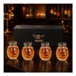 Grenade Shot Glasses, Set of 4