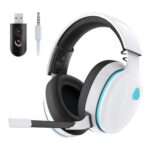 Gvyugke Gaming Headset: 2.4GHz Wireless, Bluetooth 5.2, Cross-Platform