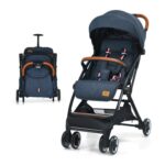 Gymax One-Hand Baby Stroller Folding Pushchair