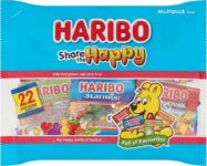HARIBO Share the Happy 22 x 16g Mini Bags Party Multipack, 352g