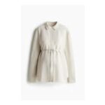 H&M MAMA before & after Linen-Blend Shirt