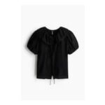 H&M Tie-Front Blouse