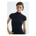 H&M Turtleneck Viscose Top