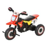 HOMCOM Kids Trike with Music & Lights, Red, 18-36 Months