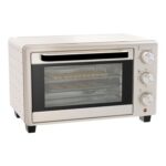 HOMCOM Mini Oven 21L Countertop Electric Grill, Adjustable Temp, 1400W