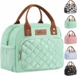 HOMESPON Insulated Lunch Bag for Women Men Work Adult Cool Bag Lunch Box Container Ladies Lunch Tote (Green)
