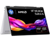 HP Envy x360 14 2in1 Laptop, AMD Ryzen 7 8840HS Processor, AI Enhanced, 16 GB RAM, 1TB SSD, AMD Radeon Graphics, WUXGA IPS Touchscreen