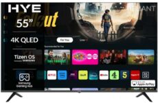 HYE 50 4K QLED Tizen OS WiFi Frameless Smart TV – 50QLEDS2008 – (55 £269)