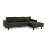 Habitat Julien Fabric Right Hand Corner Chaise Sofa – Green
