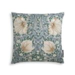 Habitat X Morris & Co. Pimpernel Cushion – Blue – 50x50cm
