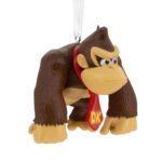 Hallmark Donkey Kong Hanging Ornament, Nintendo, Classic, Brown