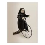 Halloween Black 7 White 3FT Tricycle Doll