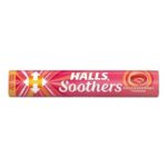 Halls Soothers Real Peach & Raspberry Juice Sweets, 45 G