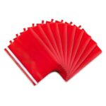 Hamelin A4 Red Polypropylene Project Folders, Pack of 25 – Durable, Lightweight, and Vibrant