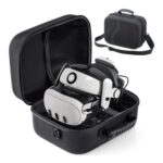 Hard Shell Quest 3 Carry Case, Large Black Travel Bag