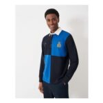 Harlequin Rugby Shirt in Navy & Blue