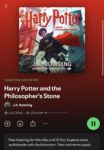 Harry Potter and the Philosophers Stone – Audio Book. Free to listen to on Spotify until October 31
