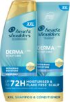 Head & Shoulders DermaXPro Repairing Moisture Anti Dandruff Shampoo 500ml Head & Shoulders DermaXPro Repairing Moisture Lightweight Conditioner 350 ml