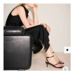 Heeled Sandal with Crossed Straps
