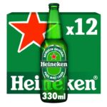 Heineken Beer Lager Glass Bottles 12 x 330ml