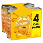 Heinz Spaghetti 4 x 400g (£2.42 S&S) w/voucher