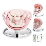 Helangel Baby Swing with App and Remote, 9kg, 5-Point Harness