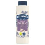 Hellmanns Garlic Sauce, Garlic Mayonnaise Sauce, 850ml
