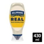 Hellmanns Squeezy Real Mayonnaise 430ml