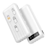 Hicyzoe 26800mAh Power Bank with 4 Built-in Cables for iPhone/Samsung