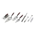 Hilka 66416006 6 PCE Soft Grip Trowel Set, Blue