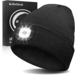 Hinshark Gifts for Men Women Beanie Hat LED Light Mens Beanie Hat Unisex