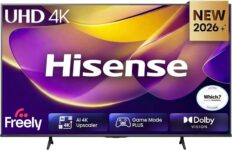 Hisense 43 43E6STUK 4K Ultra HD AI Smart TV with Freely
