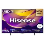 Hisense 50 50E6STUK 4K Ultra HD AI Smart TV with Freely, Netflix, Disney and YouTube – AI 4K Upscaler, AI Smooth Motion