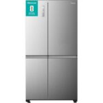 Hisense RS5P668SSCC American Fridge Freezer 637 Litres, Silver, C Rated, Non-Plumbed 5 Year Warranty Further £100 Cashback