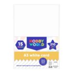 Hobby World A3 White Card 15pk