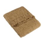 Hoem Morni Olive Green Woven Tasselled Throw 130 X 180cm