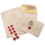 Hogwarts Acceptance Stationery Set Harry Potter: 10 Envelopes 20 Sheets 10 Wax Seal Stickers Like New – Discount at Checkout – Amazon Resale