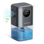 Homtronics 1.7L Auto Mini Dehumidifier Silver