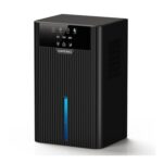 Homtronics 2400ml Auto-off Small Dehumidifier (Black)