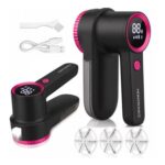 Homtronics Lint Shaver with LED Light, 3 Adjustable Settings