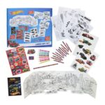 Hot Wheels Large Art Colouring Set