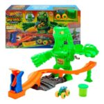Hot Wheels Monster Trucks Mutant Takedown Playset & Rhinomite