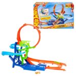 Hot Wheels Stunt Track Mid-Air Crash & 1:64 Scale Die-Cast Toy Car – Sold by ToyDip / FBA