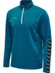 Hummel Mens HLF Zip Sweatershirt (Size: Small Colour: Celestial)