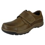 Hush Puppies Mens CasperMens Classic Touch Fastening Shoes – Size 14 UK