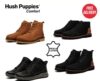 Hush Puppies Mens Moore Chukka – Arnie – Maquire Leather Boots – With Code